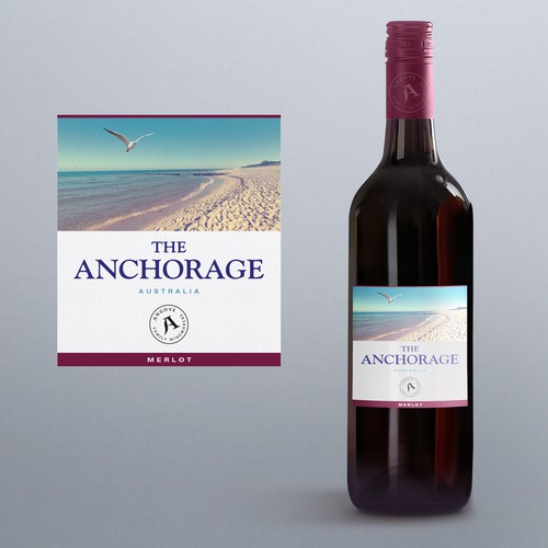 Australian wine label design. 