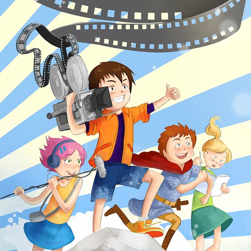 Cover Illustration Wanted For Kids Movie Making Book!  Further Work On Offer Too!