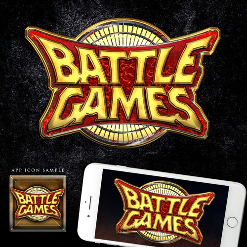 Battle Games Epic Logo Design Entry #2