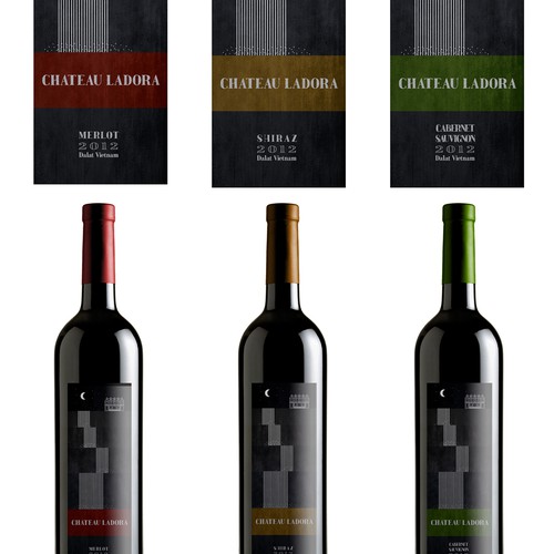 Label design for Chateau Ladora