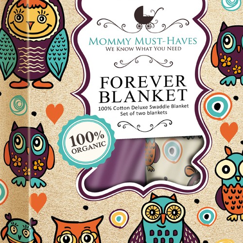 Create Colorful, Modern, Classic, or Retro Package: Unisex SwaddleBaby Blankets