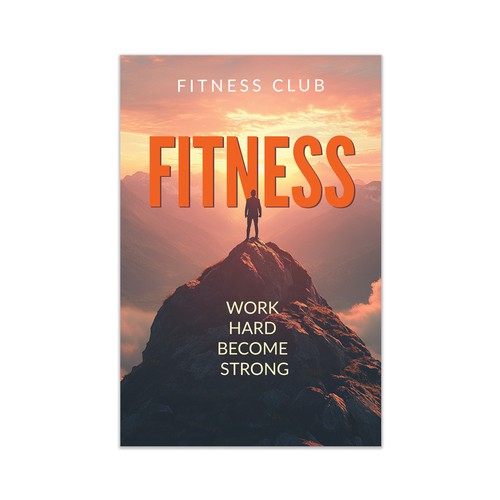 Pre-made Fitness Book Cover Design