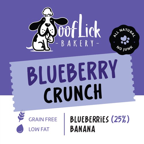 Label for a dog treat bakery