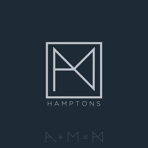 Geometric logo for a private club