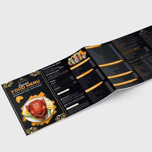 food brochure design for my client