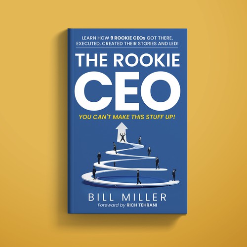 THE ROOKIE CEO Book Cover Design