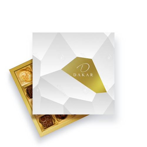 Modern and Luxurious Chocolate Box Packaging Design