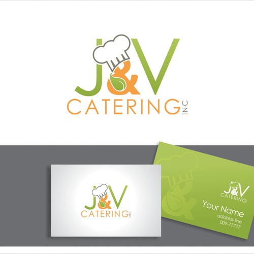 logo for J and V Catering, Inc.