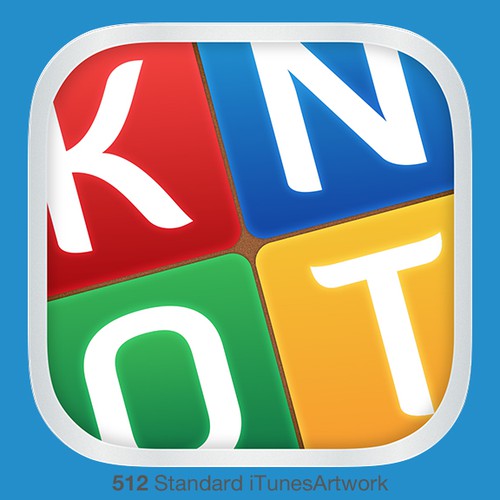 Icon for game to unscramble a phrase that is in a 'knot'