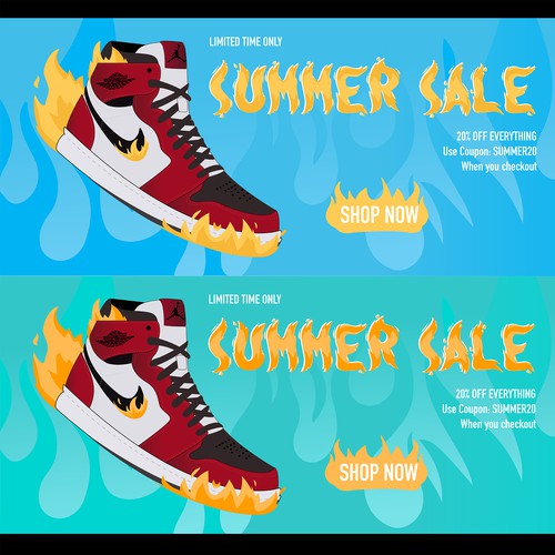 Sneaker summer sale add