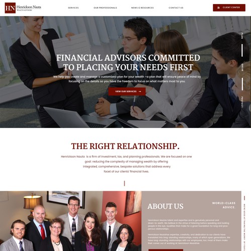 Wealth Management Website