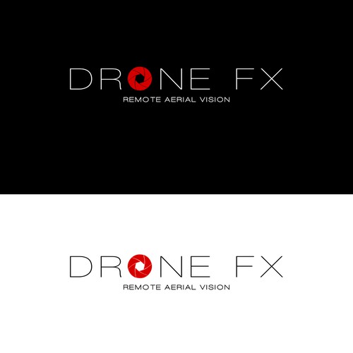 Minimalistic logo for drone camera company