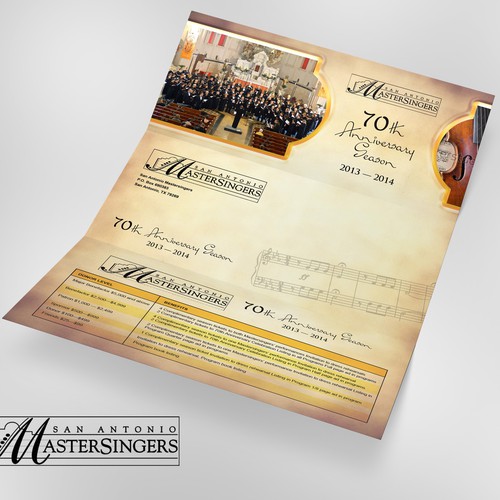 Anniversary Brochure for Master Singers