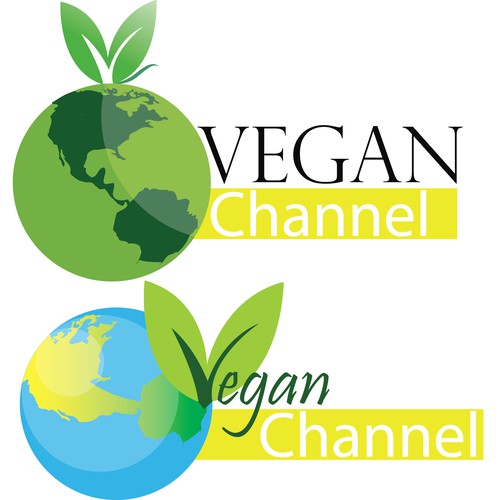 Vegan Channel Logo + "simpley" YouTube and Facebook Graphic