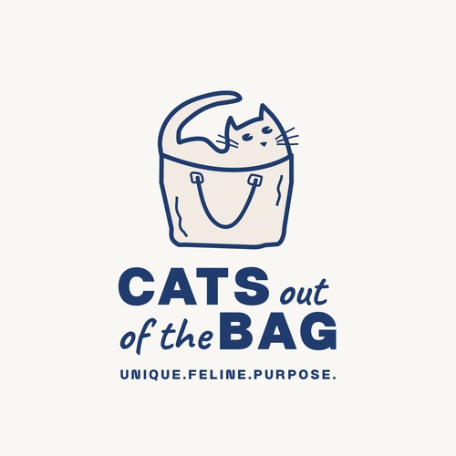 Cute logo design for an ecommerce retailer for cats and people who love them
