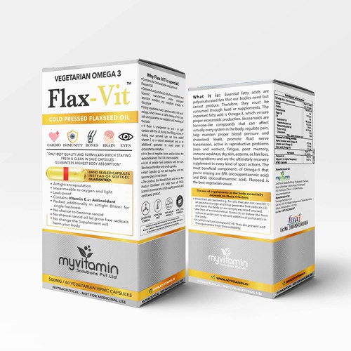 Supplement packaging Design