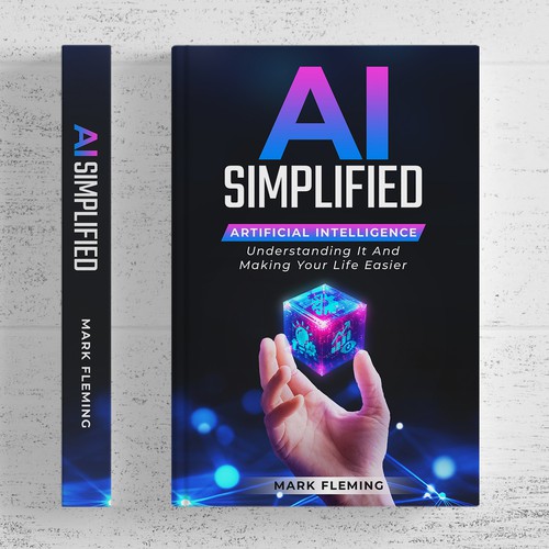 AI SIMPLIFIED Book Cover Design