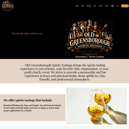 Website - Spirits Tasting Company