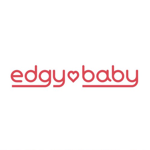 Bold edgy logo for baby brand