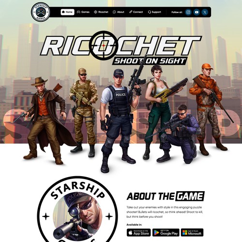 STARSHIP GAMES WEBSITE REDESIGN