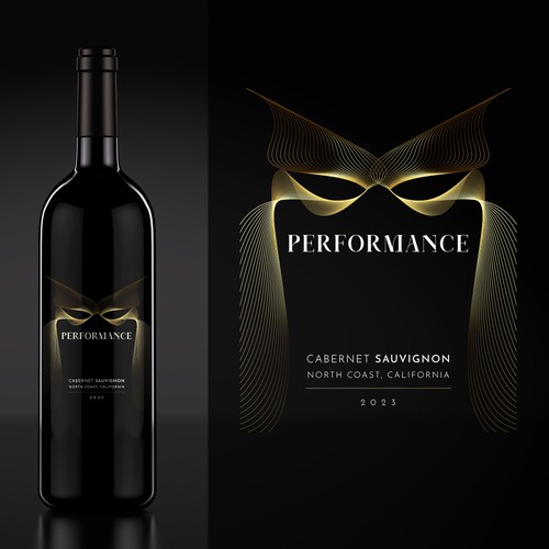 "Performance" Wine Brand Label