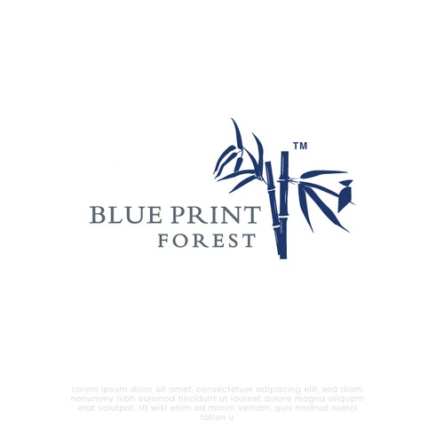 Logo for blueprint forest