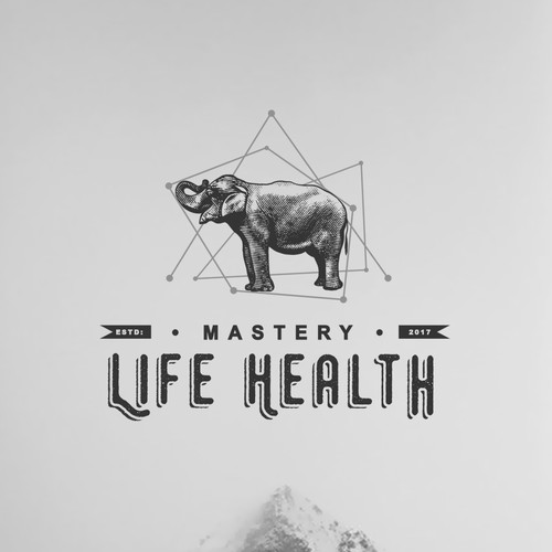 The logo was created for a health blog - "Life Habits"