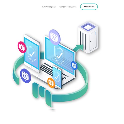 Main page of website