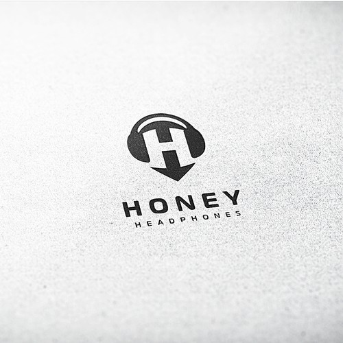 Logo concept for Honey Headphones