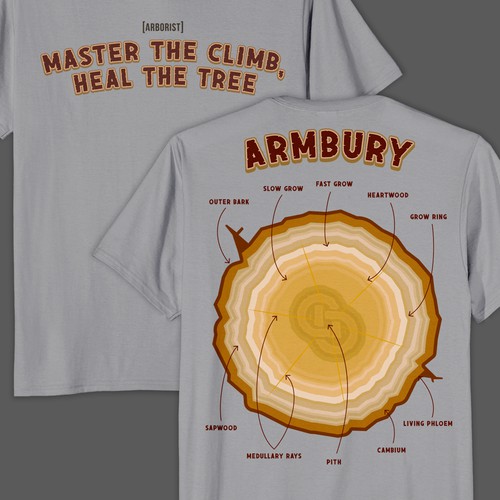 Design for shirt in the sport climbing/arborist industry
