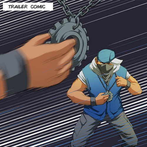 action comic trailer