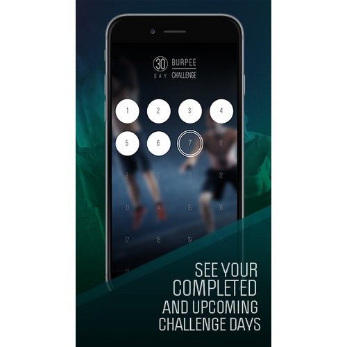 30 Day Fitness Challenge Apps need Stylized Screenshots!