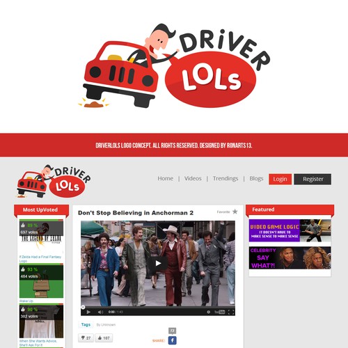 Driver LOLS Logo Design