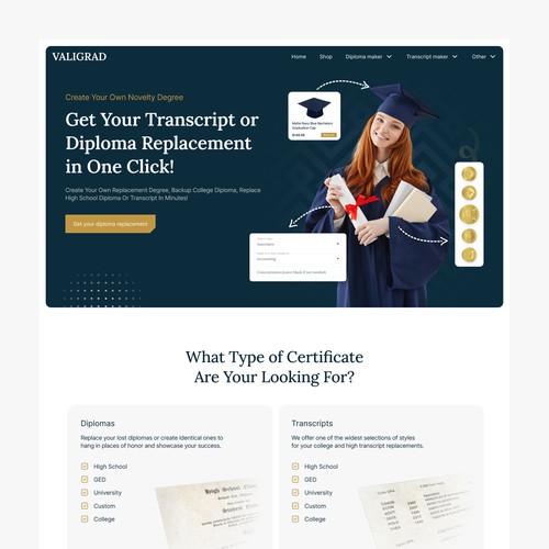 Ecommerce redesign