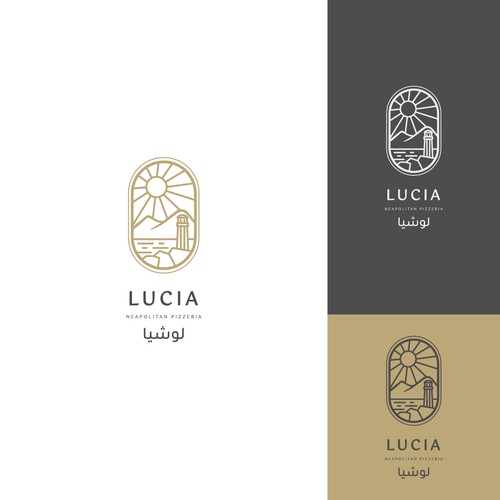 logo for Lucia Pizzeria