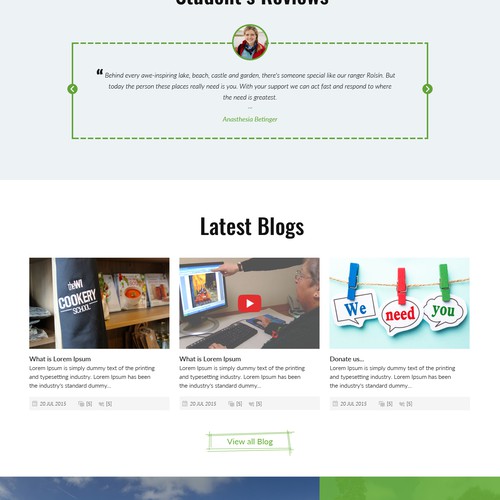 Website Home Page Design
