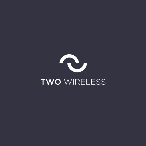 Modern  logo for cellular company Two Wireless