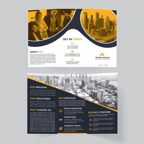Corporate brochure design