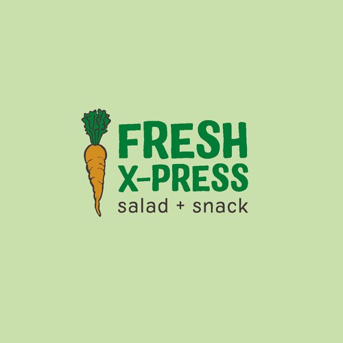 Logo design for a salad bar