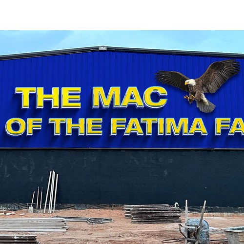 The Mac wall branding