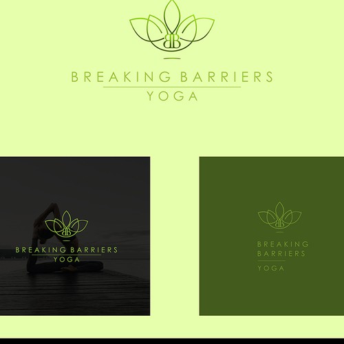 Logo concept for yoga 