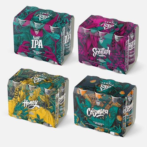 6 pack design