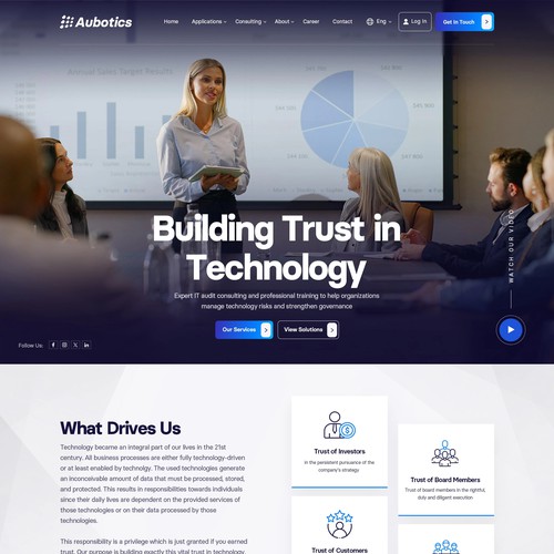 Building Trust in Technology | Professional Corporate Web Design