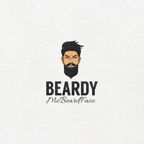 Design a logo for Beardy McBeardface!