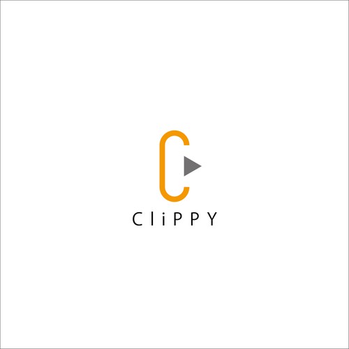 A logo for video sharing sns app for smartphone devices. / 動画共有SNS App「Clippy」のロゴ