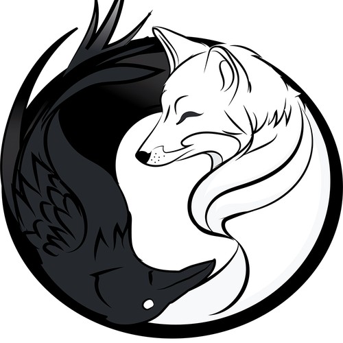 Ying yang Fox &Raven