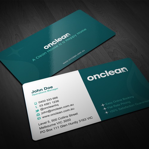 Please help a "BORING" Cleaning Business with great Business Cards
