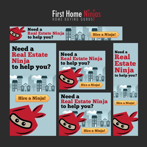 First Home Ninjas banner ads