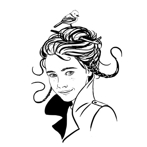 Black & white portrait