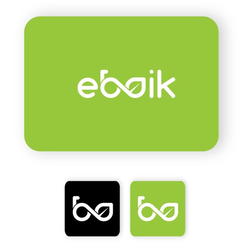 playful logo for electric bike technology